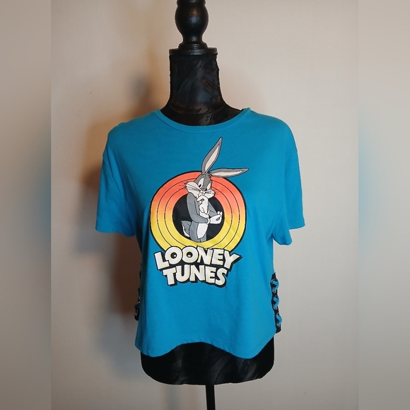 Warner Bros. Space Jam Blue and Orange Tee - Picture 1 of 5